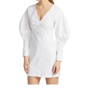 ALC Aila Puff-Sleeve Mini Dress